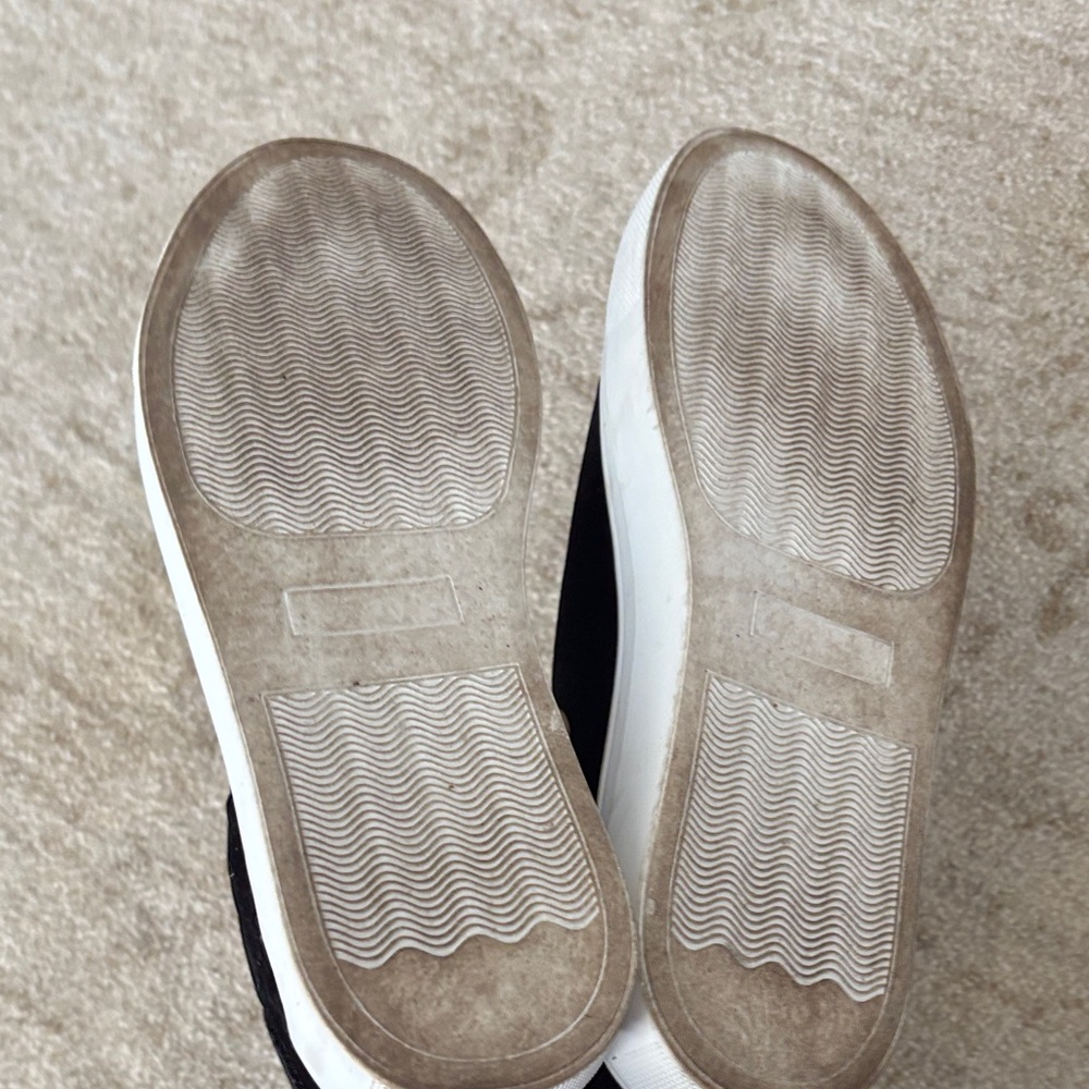 LOFT Women's Black Velvet Sneakers - Picture 4 of 6